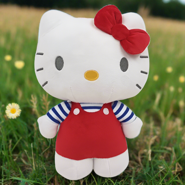 Hello Kitty 28cm Soft Toy in Red Dress