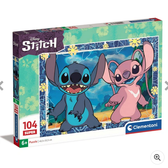 Clementoni Disney Stitch 104 Piece Jigsaw Puzzle