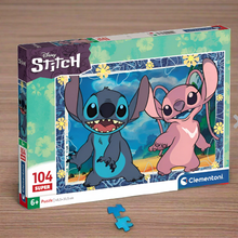 Load image into Gallery viewer, Clementoni Disney Stitch 104 Piece Jigsaw Puzzle