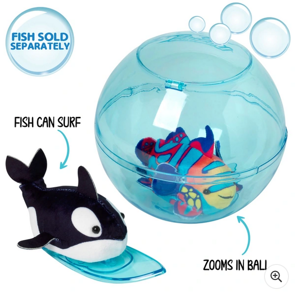 Zhu Zhu Aquarium Bubble Ball & Surfboard Playset