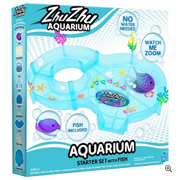 Zhu Zhu Aquarium Starter Playset With Fish