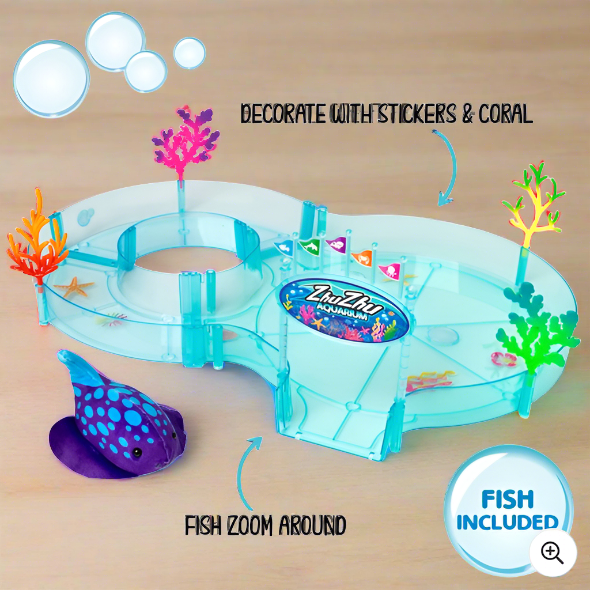 Zhu Zhu Aquarium Starter Playset With Fish