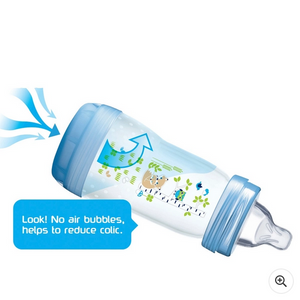 MAM Easy Start Self-Sterilising Anti-Colic Baby Bottle 260ml 3 Pack Assorted colours