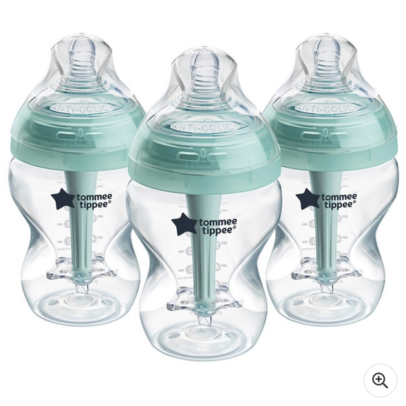 Tommee Tippee Advanced Self-Sterilising Anti-Colic Baby Bottle 260ml Slow-Flow