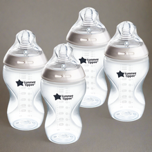 Load image into Gallery viewer, Tommee Tippee Natural Start Anti-Colic Baby Bottle 340ml 4 Pack