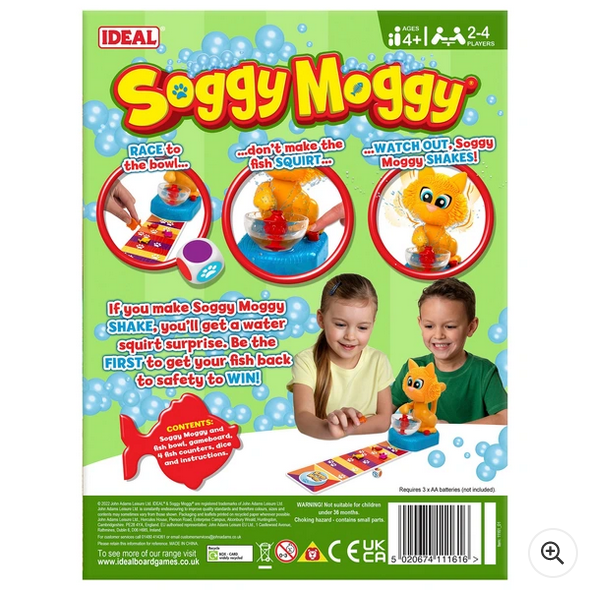 Soggy Moggy Kids Board Action Game By Ideal