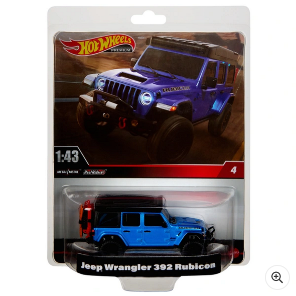 Hot Wheels Premium 1:43 Scale Jeep Wrangler 392 Rubicon