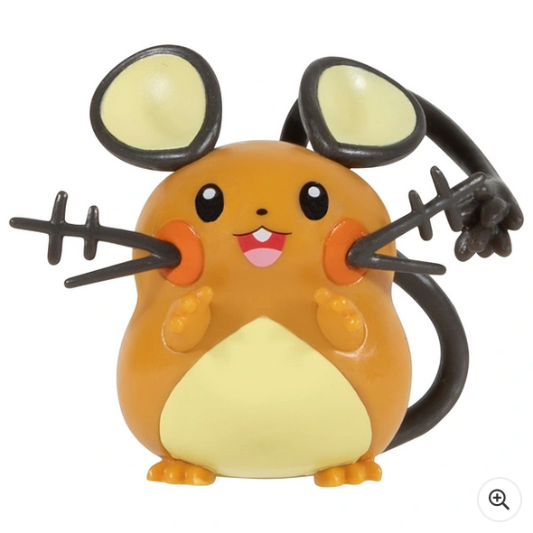 Pokémon Clip 'N' Go Poké Ball Dedenne & Love 5cm Figure