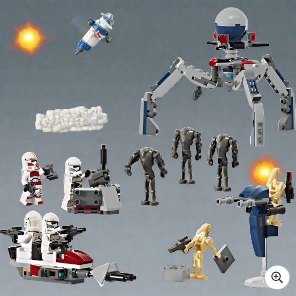 LEGO Star Wars 75372 Clone Trooper & Battle Droid Battle Pack