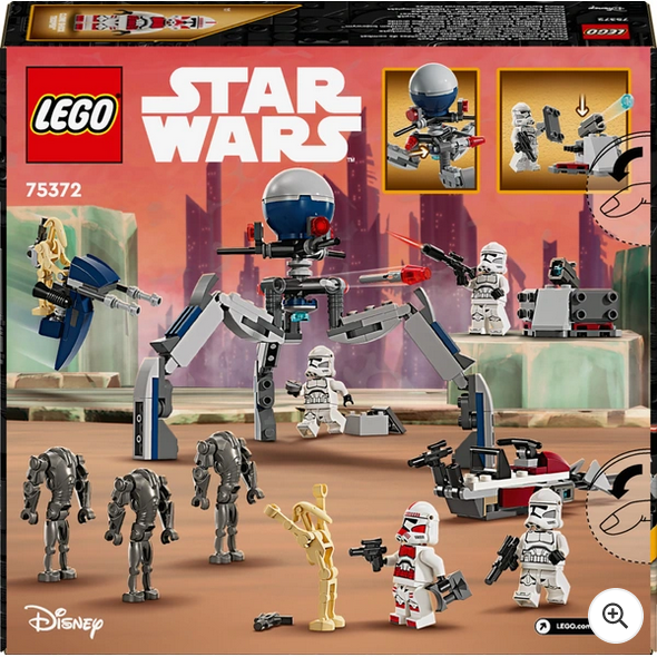 LEGO Star Wars 75372 Clone Trooper & Battle Droid Battle Pack