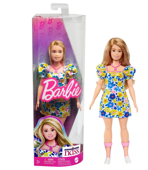 Barbie Fashionistas Doll 208 - Floral Babydoll Dress