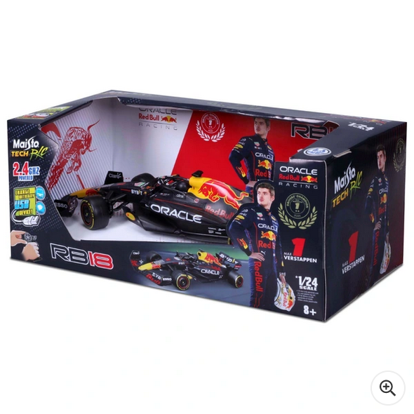 Oracle 1:24 Premium F1 Red Bull Racing RB18 Remote Control Car