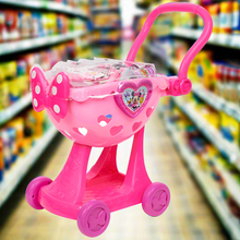 Load image into Gallery viewer, Minnie&#39;s Happy Helpers Bowtique Shopping Trolley