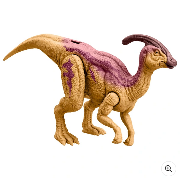 Jurassic World Chaos Theory Wild Roar Parasaurolophus Dinosaur Figure