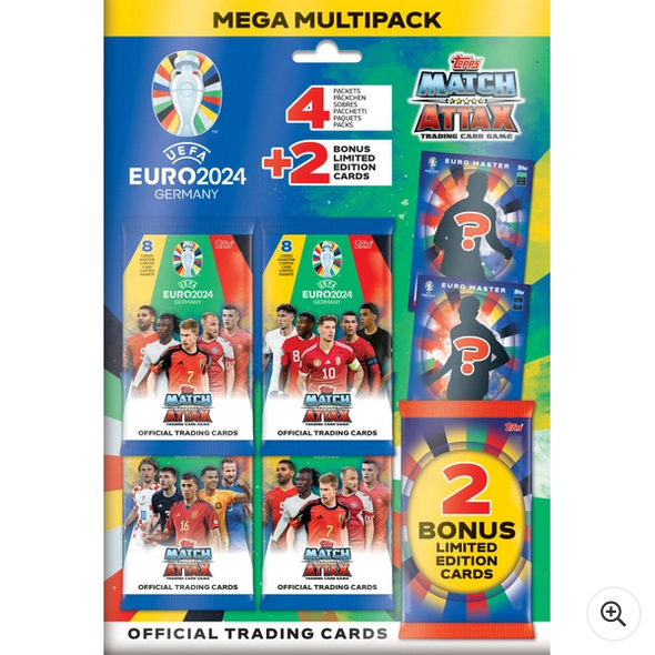 Topps Match Attax Euro 2024 Football  Trading Card Multipack