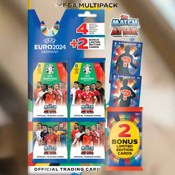 Topps Match Attax Euro 2024 Football  Trading Card Multipack