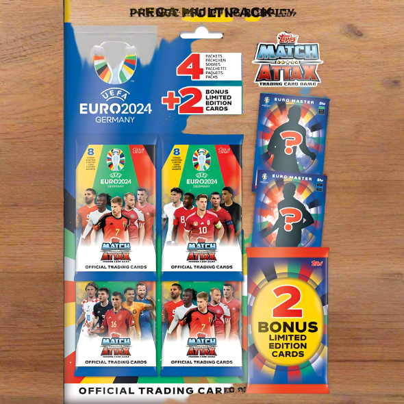 Topps Match Attax Euro 2024 Football  Trading Card Multipack