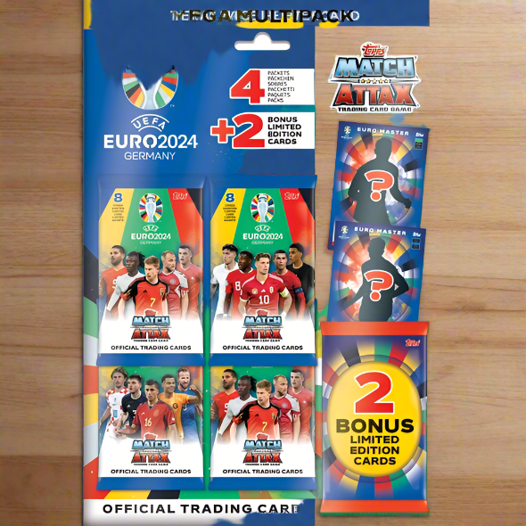 Topps Match Attax Euro 2024 Football  Trading Card Multipack