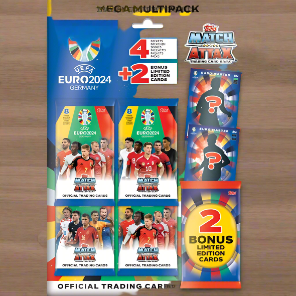 Topps Match Attax Euro 2024 Football  Trading Card Multipack