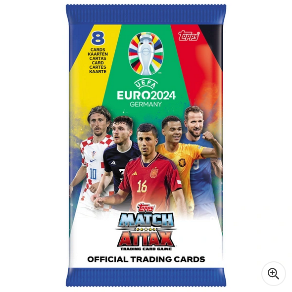 Topps Match Attax Euro 2024  Football Trading Card Pack