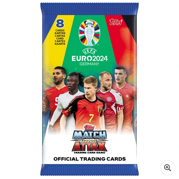 Topps Match Attax Euro 2024  Football Trading Card Pack