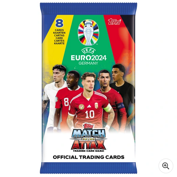 Topps Match Attax Euro 2024  Football Trading Card Pack