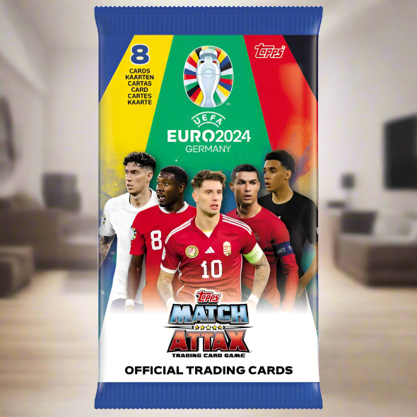 Topps Match Attax Euro 2024  Football Trading Card Pack