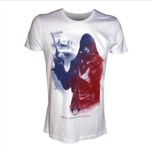 Assassins Creed Unity Arno Freedom Equality Brotherhood XL T-Shirt