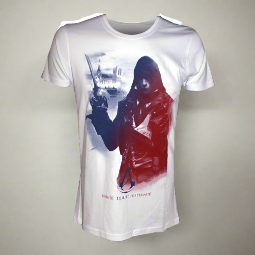 Assassins Creed Unity Arno Freedom Equality Brotherhood XL T-Shirt