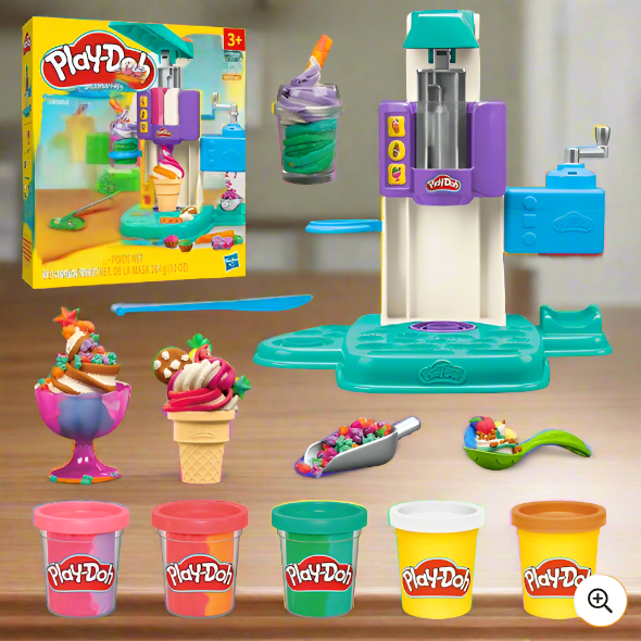 Play-Doh Rainbow Swirl Ice Cream Playset