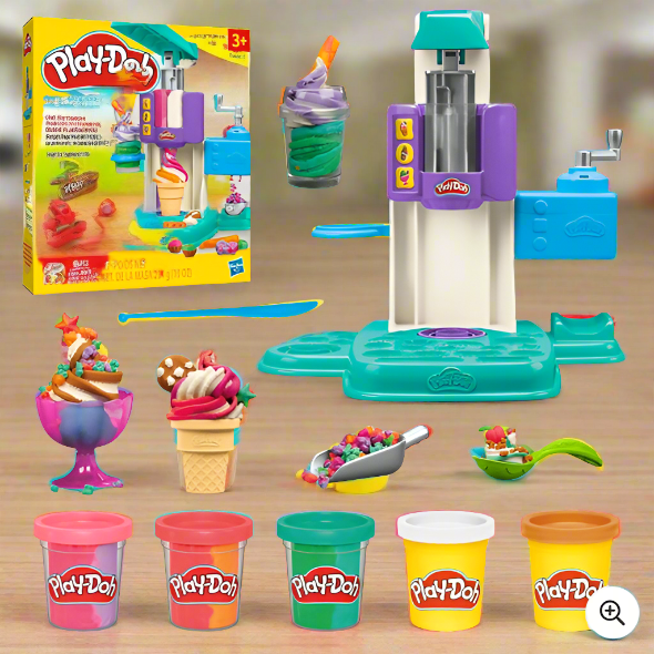 Play-Doh Rainbow Swirl Ice Cream Playset