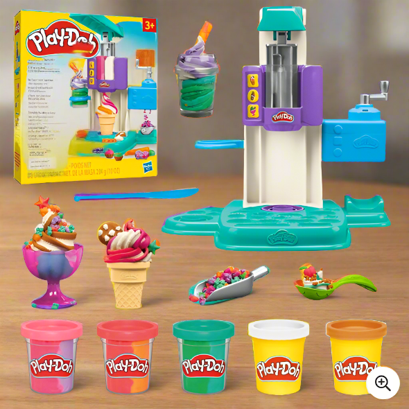 Play-Doh Rainbow Swirl Ice Cream Playset