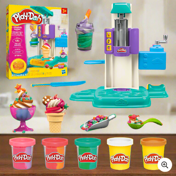 Play-Doh Rainbow Swirl Ice Cream Playset