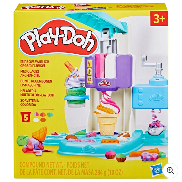 Play-Doh Rainbow Swirl Ice Cream Playset