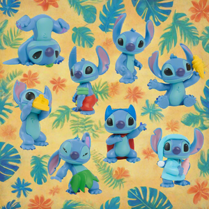 Disney’s Stitch Collectible Figure Set 8 Figures