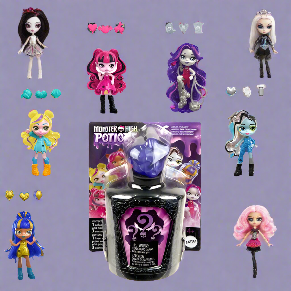 Monster High Potions Bottle Set Surprise Doll Assorted Styles 1 Supplied