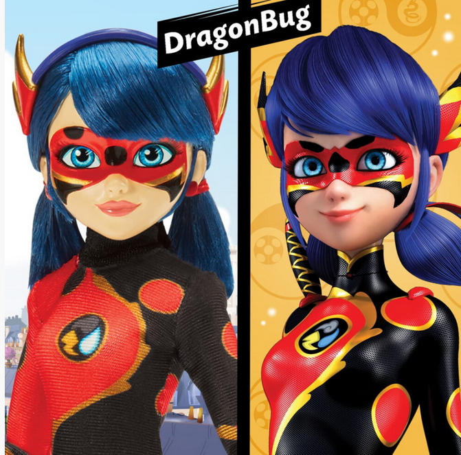 Miraculous Ladybug Doll 26cm Dragonbug