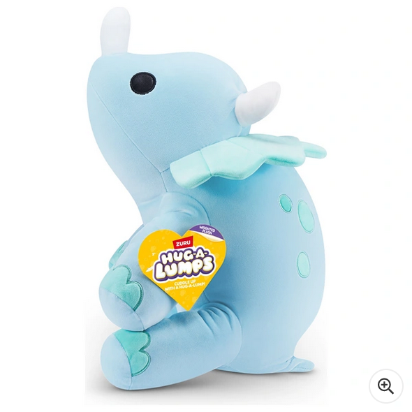 Hug-A-Lumps Delilah the Dinosaur Weighted Soft Toy by ZURU