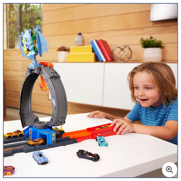 Hot Wheels City Let's Race Netflix - Bat Loop Attack Set