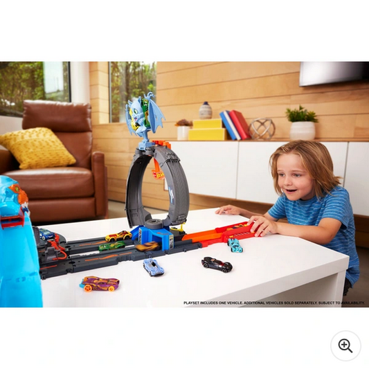 Hot Wheels City Let's Race Netflix - Bat Loop Attack Set