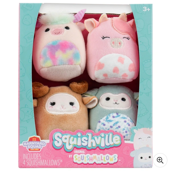 Squishville  Barnyard Squad 4 Pack Plush