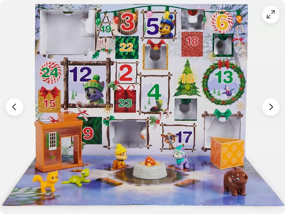 paw patrol chase rubble skye marshall everest zuma Advent Calendar