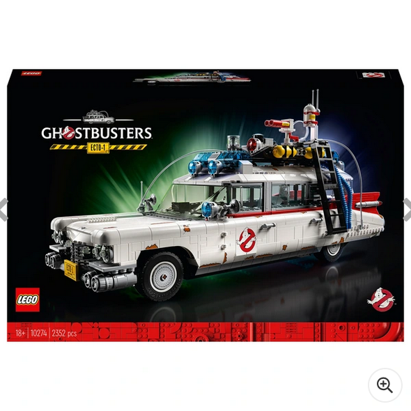 LEGO Creator 10274 Expert Ghostbusters ECTO-1 Car Set for Adults