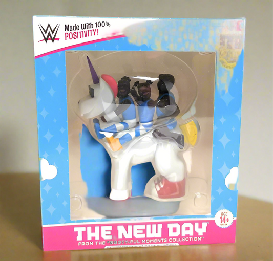 WWE The New Day 2016 Unicorn Vinyl Figure Slam Loot Crate Booty Ful Moment