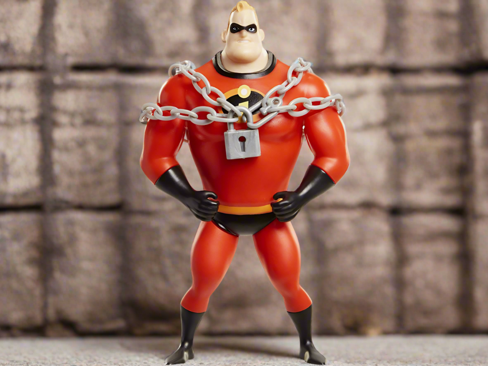 Disney Pixar Incredibles 2 Chain Bustin' Mr Incredible Action Figure