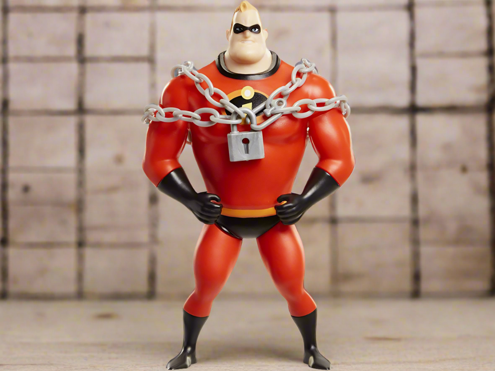 Disney Pixar Incredibles 2 Chain Bustin' Mr Incredible Action Figure