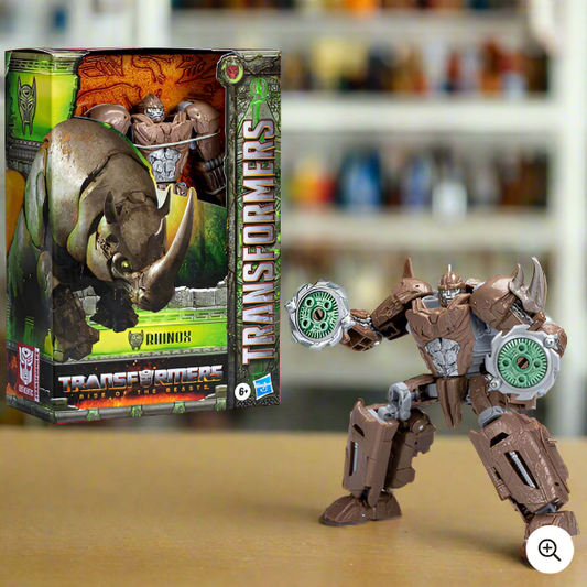 Transformers Rise of The Beasts Voyager Class Rhinox Figurine d'action Transformers Rise of The Beasts Voyager Class Rhinox Figurine d'action
