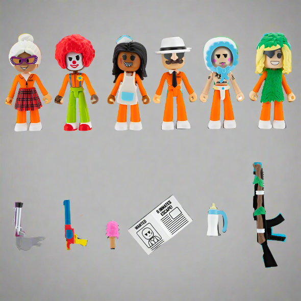 Roblox Jailbreak: Hiding in Plain Sight 7cm Figure Multipack