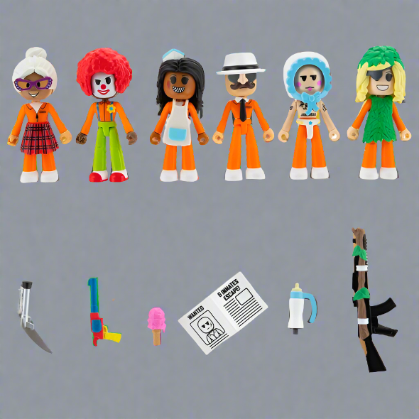 Roblox Jailbreak: Hiding in Plain Sight 7cm Figure Multipack