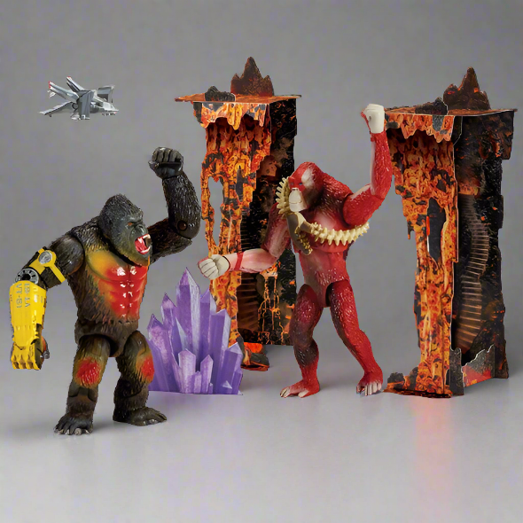 Monsterverse Godzilla x Kong: The New Empire Kong vs Skar King Figure 2 Pack